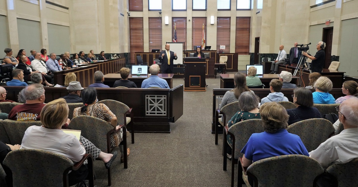 A View from the Back of Courtroom 23