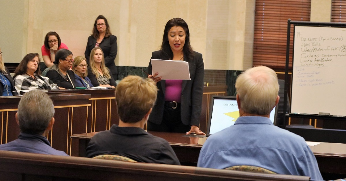 Orange County Judge Jeanette Bigney Presents to the Attendees