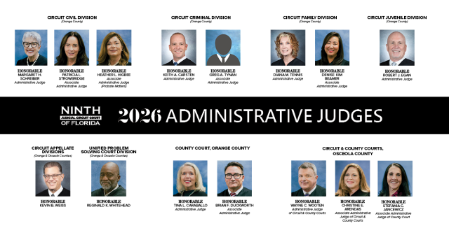 Image of the 2026 Administrative Judges